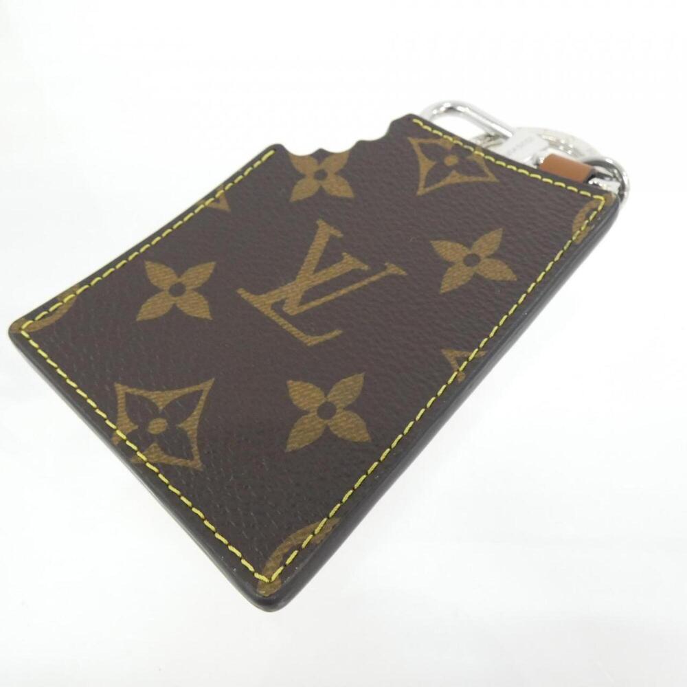 Louis Vuitton Monogram Accessory Bag Charm LV Chocolate Bar M01478 Keyring - Picture 6 of 7